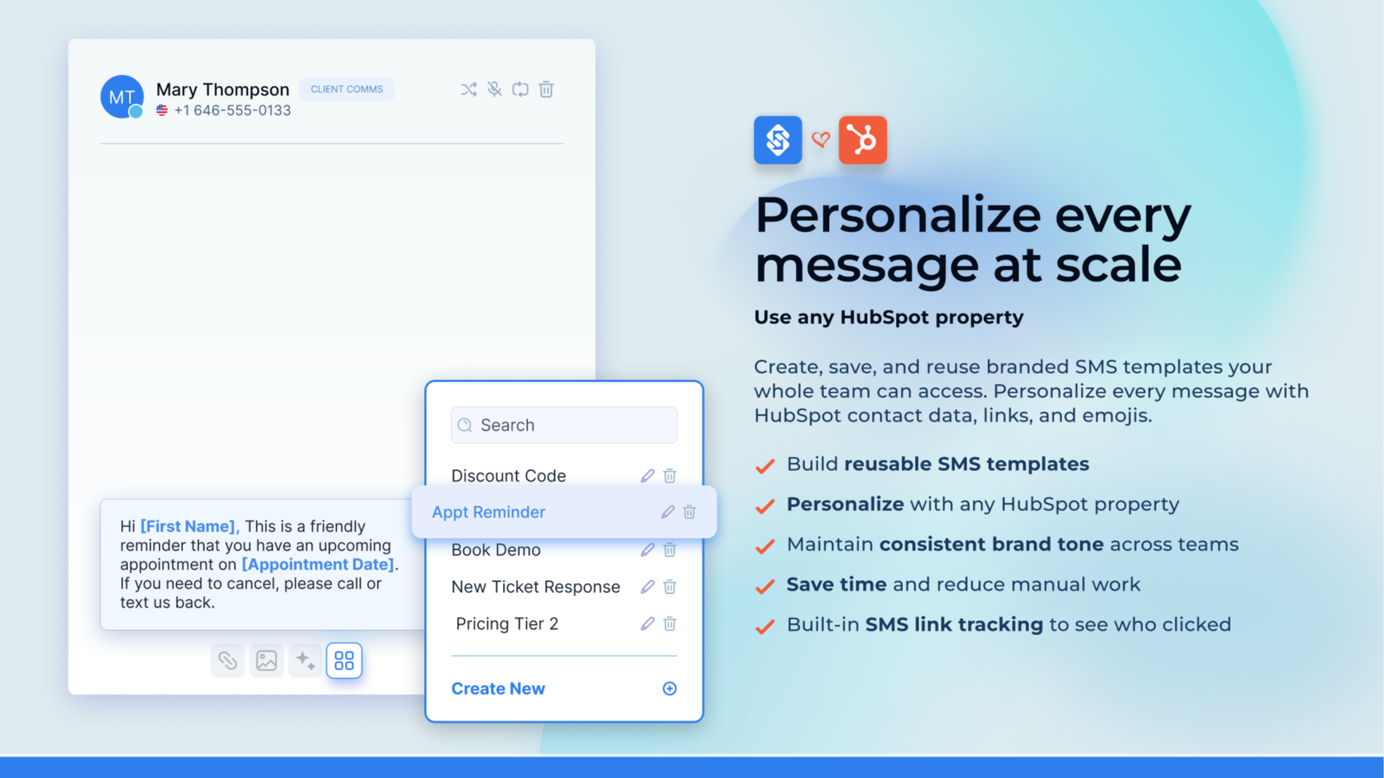 Customize Every Message with Ease