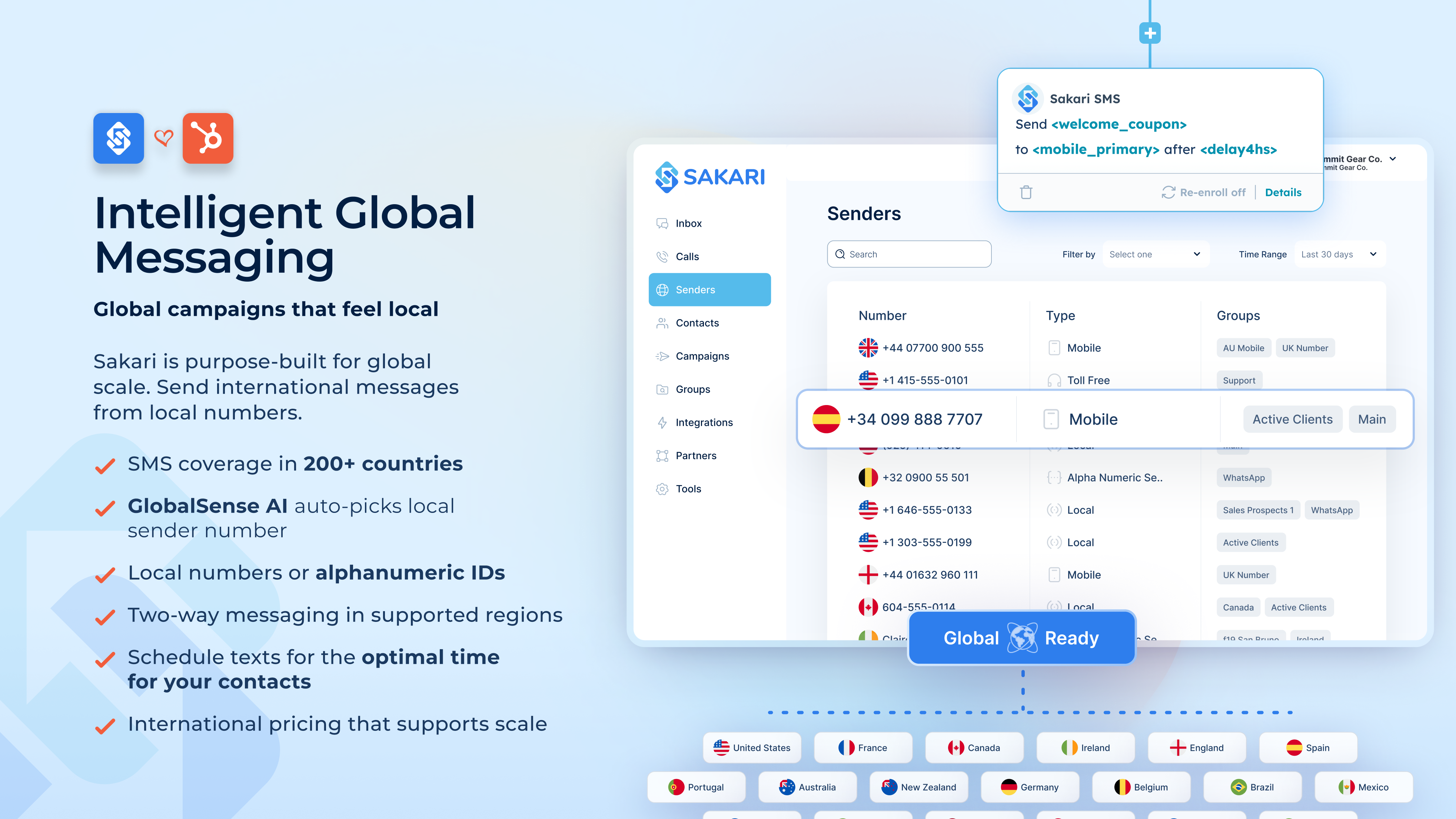 GlobalSense AI with Sakari